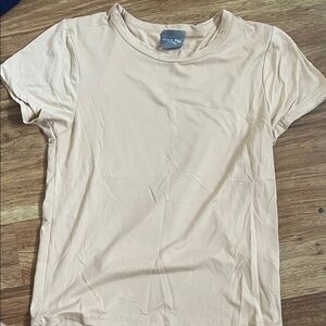 Olivia Rae Soft Beige Short Sleeve Tee